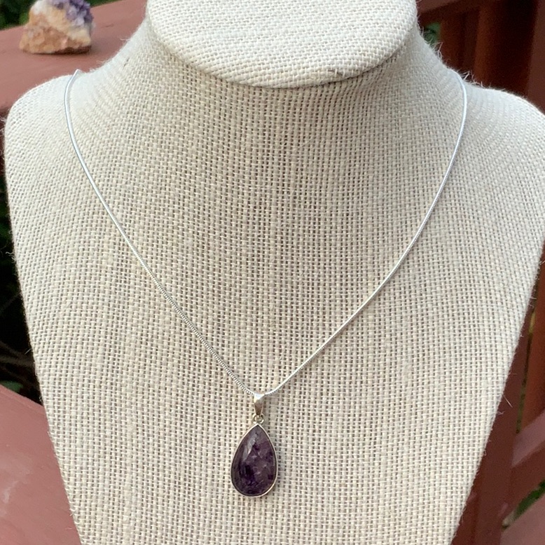 Boutique Blue John 925 Sterling Silver Pendant 69$